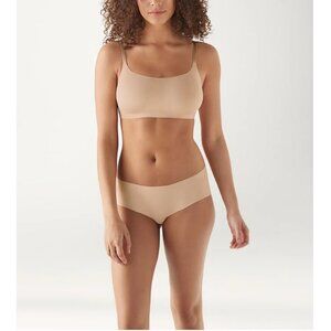 True & Co. Women's Size XL Nude True Body Scoop Neck Adjustable Strap Bra
